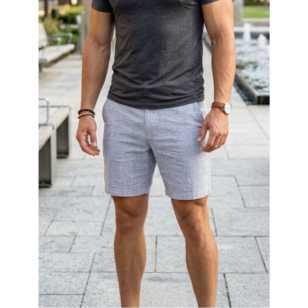 Take 50% OFF- Goodfellow & Co Men's Linen Blend Shorts, Size-36